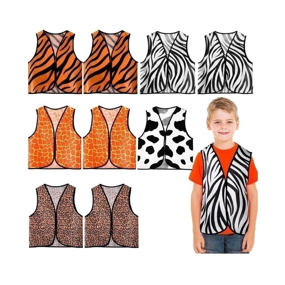 Jungle Animal Zoo Animal Costume Pretend Play Wildlife Jungle Safari Birthday - Picture 6 of 16